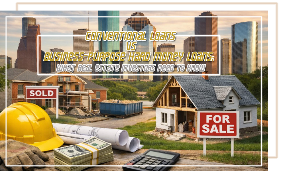Conventional Loans vs Business Purpose Hard Money Loans    What Real Estate Investors Need to Know