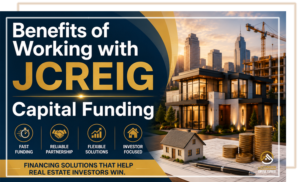 Benefits of Working with JCREIG Capital Funding