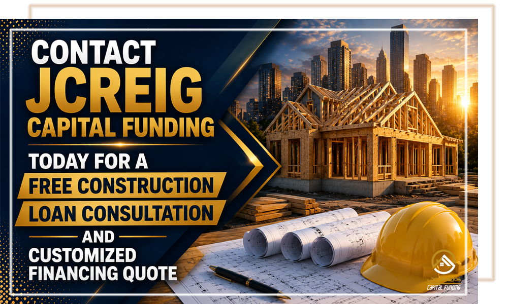 Contact JCREIG Capital Funding today for a free construction loan consultation and customized financing quote 2