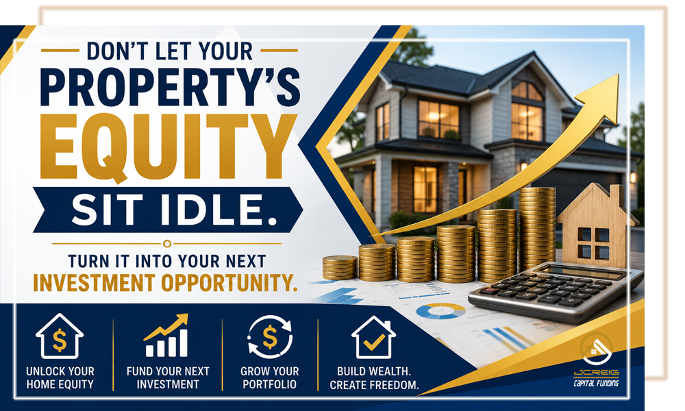 Don't let your property's equity sit idle  Turn it into your next investment opportunity 