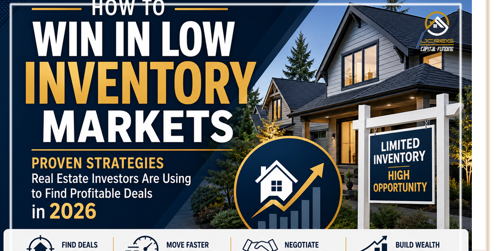 How to Win in Low Inventory Markets  Proven Strategies Real Estate Investors Are Using to Find Profitable Deals in 2026
