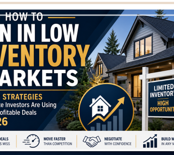 How to Win in Low Inventory Markets  Proven Strategies Real Estate Investors Are Using to Find Profitable Deals in 2026