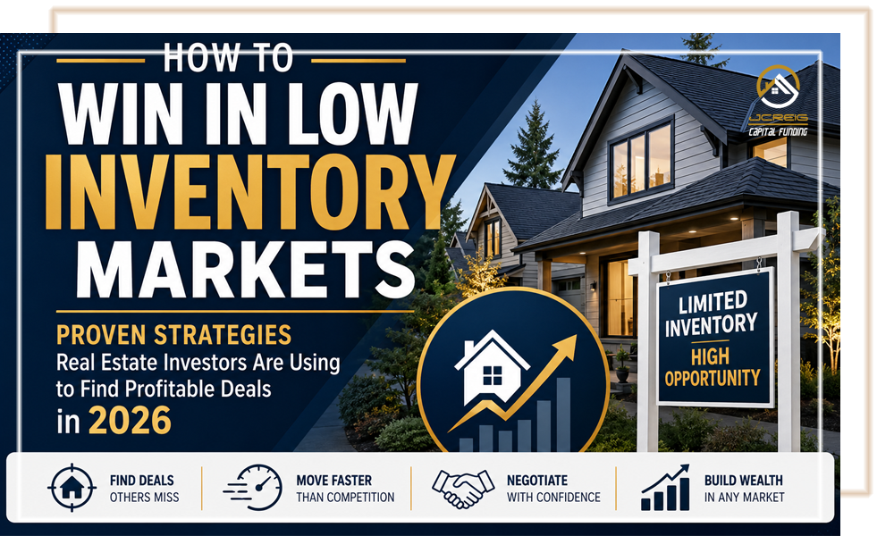 How to Win in Low Inventory Markets Proven Strategies Real Estate Investors Are Using to Find Profitable Deals in 2026