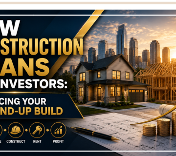 New Construction Loans for Investors  Financing Your Ground Up Build