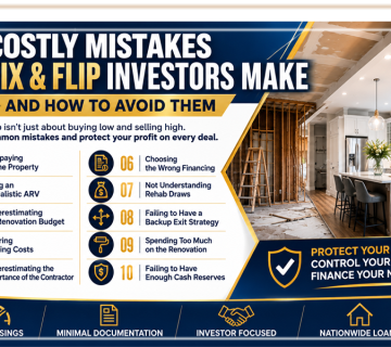 10 Costly Mistakes Fix & Flip Investors Make —  And How to Avoid Them