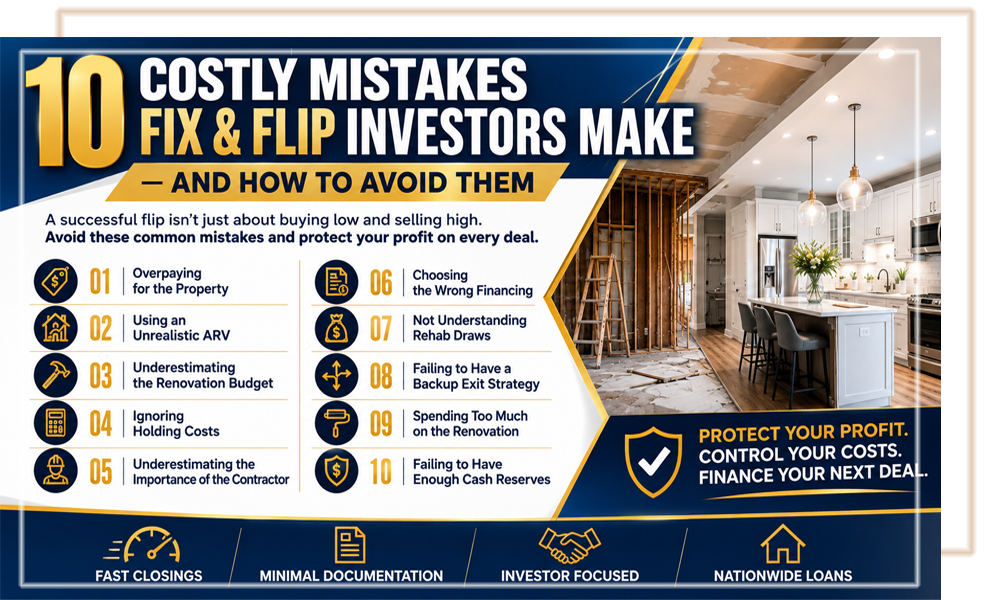 10 Costly Mistakes Fix & Flip Investors Make —  And How to Avoid Them