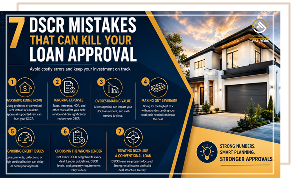 7 DSCR Mistakes That Can Kill Your Loan Approval
