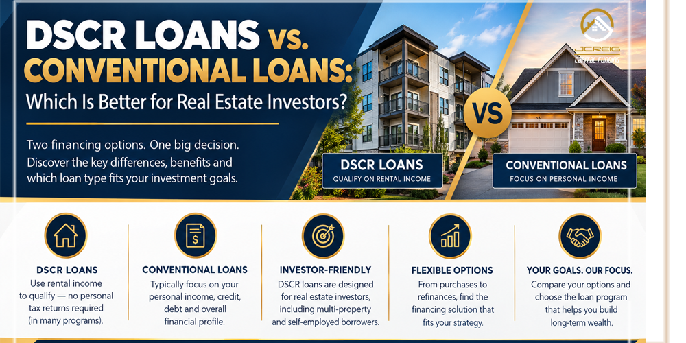 DSCR Loans vs  Conventional Loans   Which Is Better for Real Estate Investors