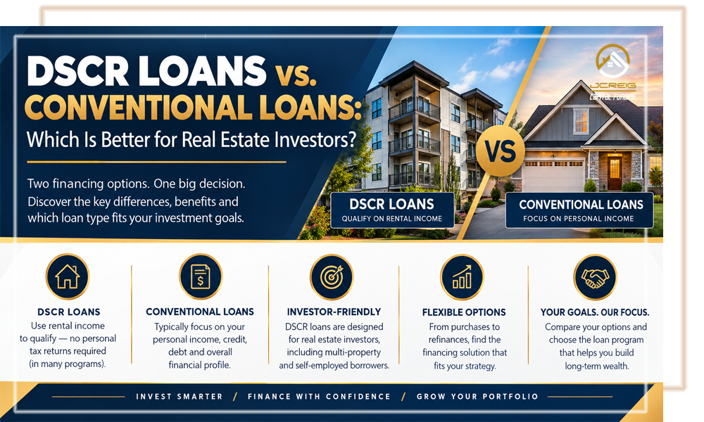 DSCR Loans vs Conventional Loans Which Is Better for Real Estate Investors
