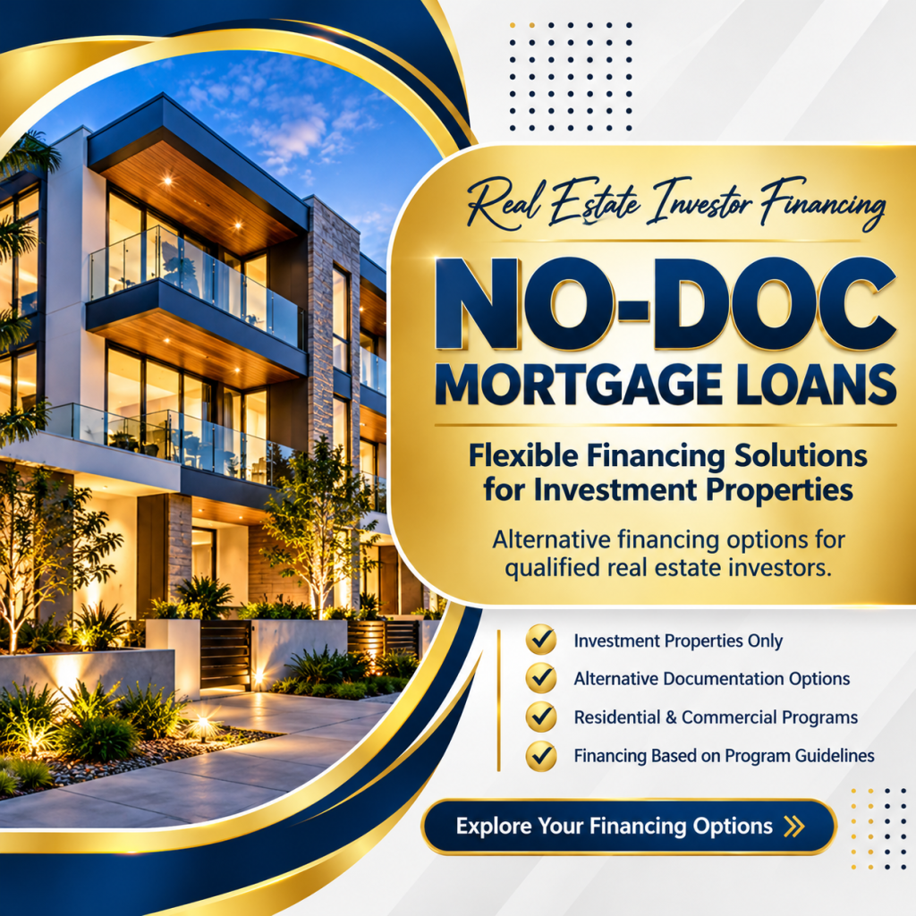No Doc Real Estate Financing