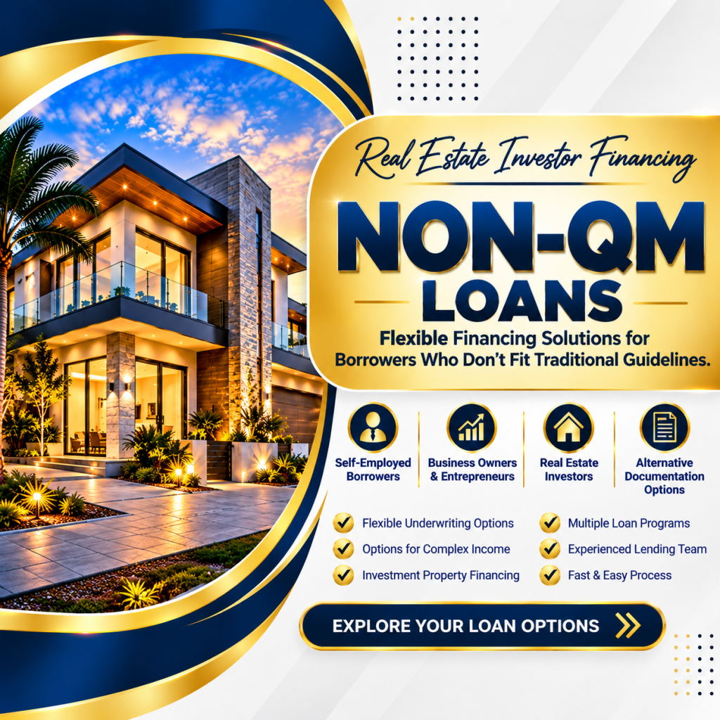 Non QM Loans for Real Estate Investors