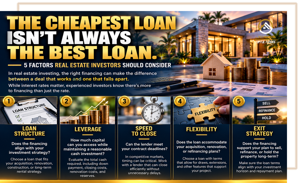 The Cheapest Loan Isn’t Always the Best Loan   5 Factors Real Estate Investors Should Consider